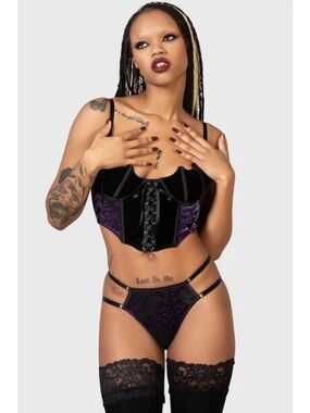 Killstar Fang Bra and Panty Set BNWT